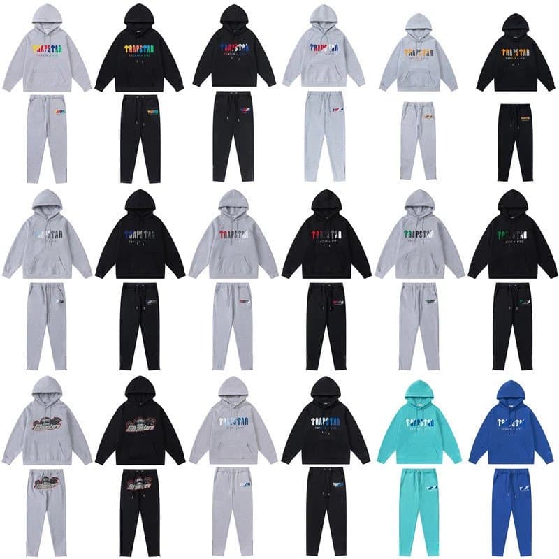 Top selling Trapst European and American fashion brand gradient letter tiger head print hooded sweat 95 from Weidian