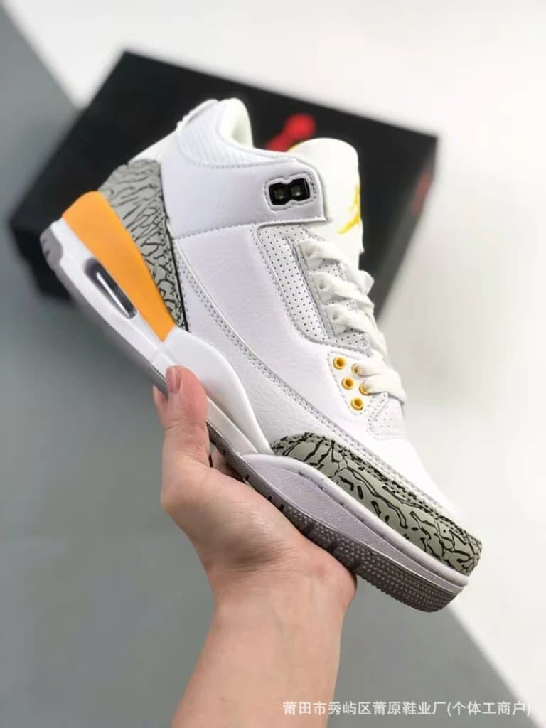 AJ3 Pure original high version AJ3 mid top trendy sports combat retro classic basketball shoes 89 from Weidian