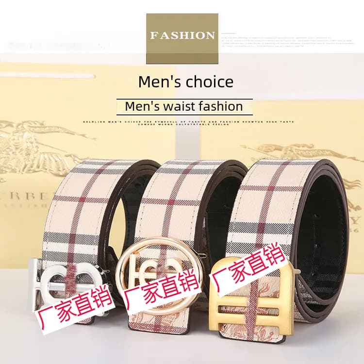 Smooth buckle belt from Weidian