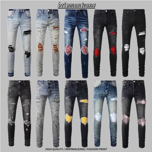 unique skinny slim jeans — Pants from Taobao