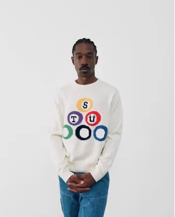 stussy 8ball knit from Taobao