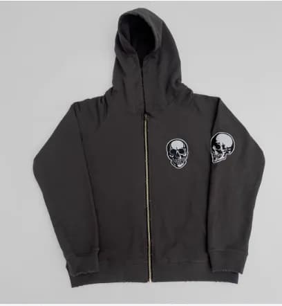 number nine skull zip up — Hoodies from Taobao