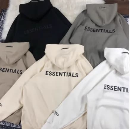 FEAR OF GOD ESSENTIALS double line FOG zipper from Taobao