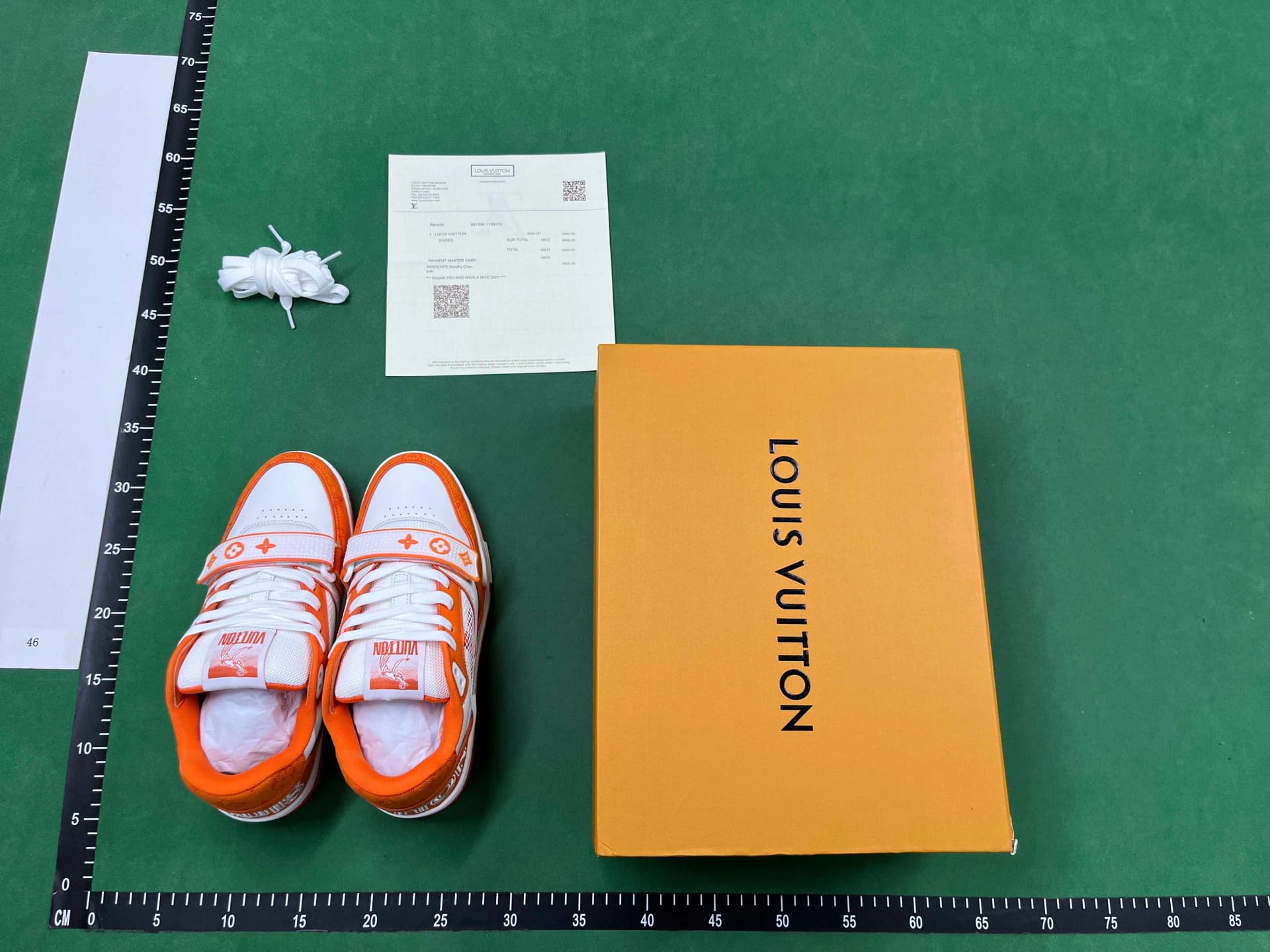 Orange LV Sneakers — Shoes from Weidian