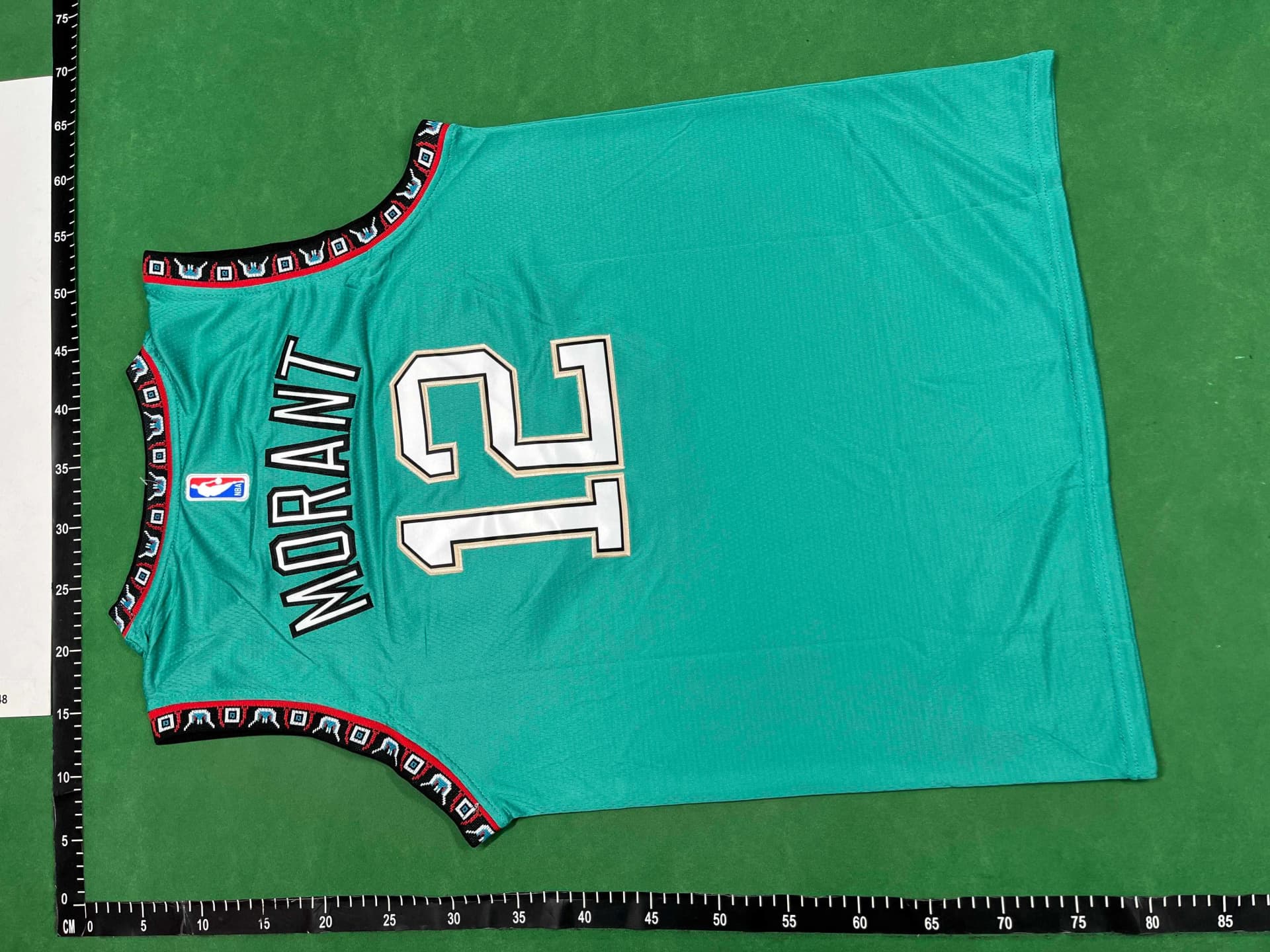 NBA Jersey Tanktop Basket Grizzly Morant N.12 — Jerseys from Weidian, photo 3 of 4