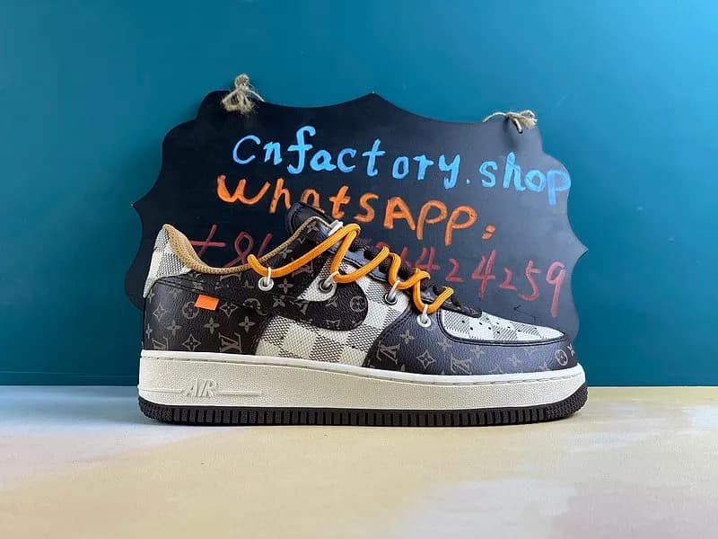 LV x nike airforce 1's — Shoes from Weidian