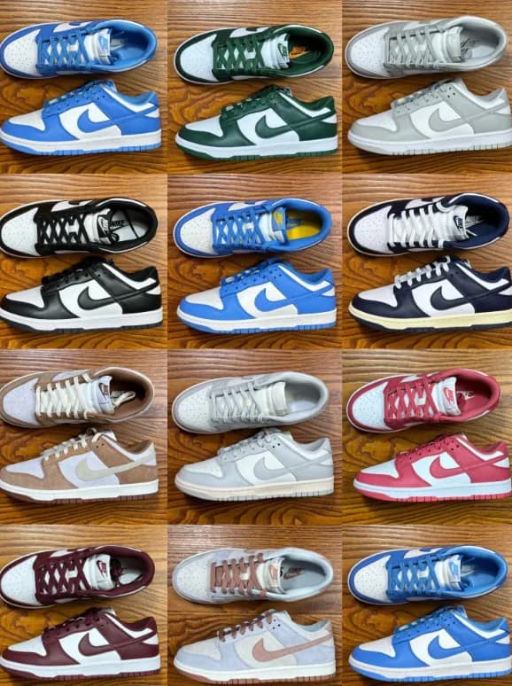 Nike Dunks over 30 colour ways from Weidian