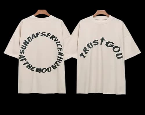 YEEZY SUNDAY SERVICE — T-Shirts from Taobao