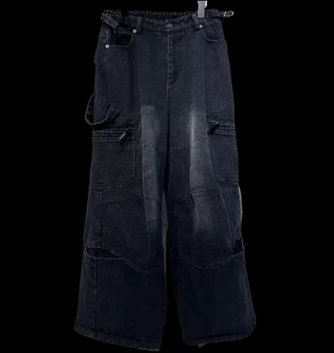 BALENCIAGA SKI WEAR CARGO JEANS — Pants from 1688