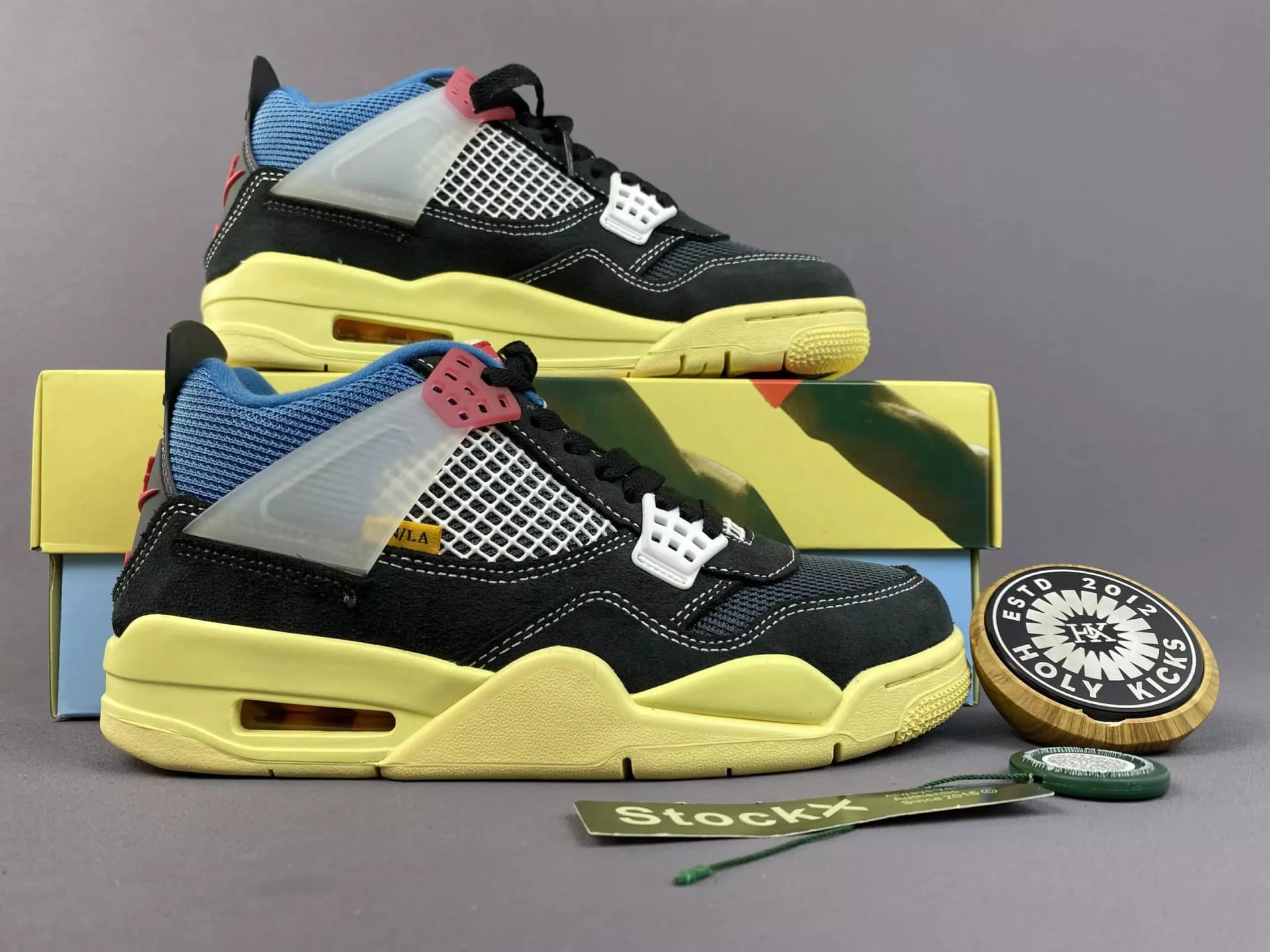Jordan 4 Union LA 'Off Noir' — Shoes from Weidian