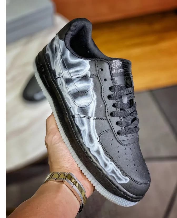 NIKE AIR FORCE 1 LOW SKELETON HALLOWEEN — Shoes from Weidian, photo 2 of 2