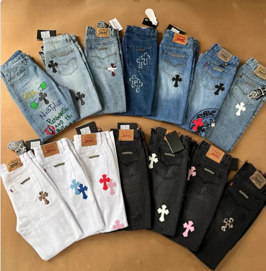 Chrome hearts jeans — product from Weidian, photo 2 of 7