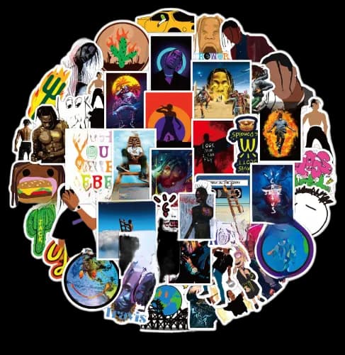 TRAVIS SCOTT STICKERS — Accessories from 1688