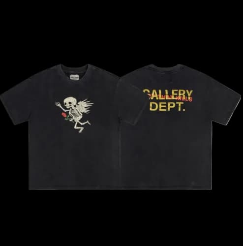 GALLERY DEPT SKULL ROSE TEE — T-Shirts from Taobao