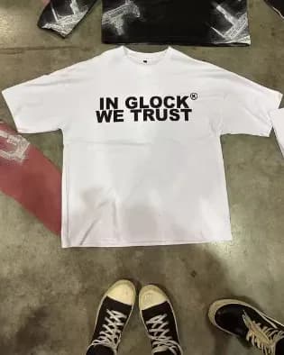 In glock we trust shirt — T-Shirts from Taobao, photo 2 of 3