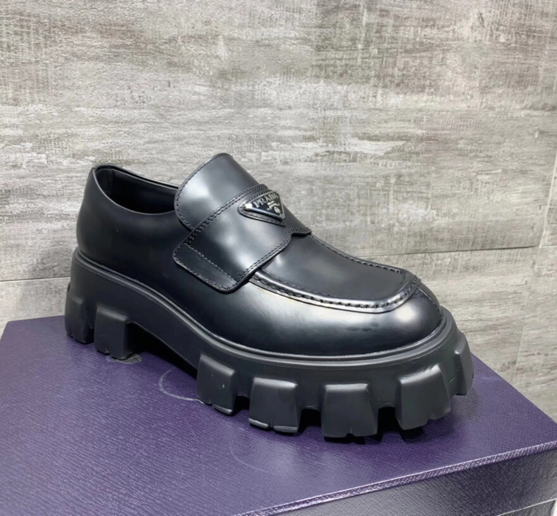 Prada Monolith Loafer CloyAd — Accessories from Weidian
