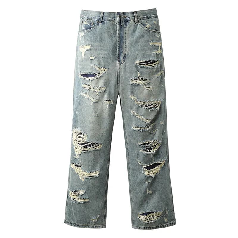 BALENCIAGA DISTRESSED JEANS — product from Taobao, photo 2 of 3