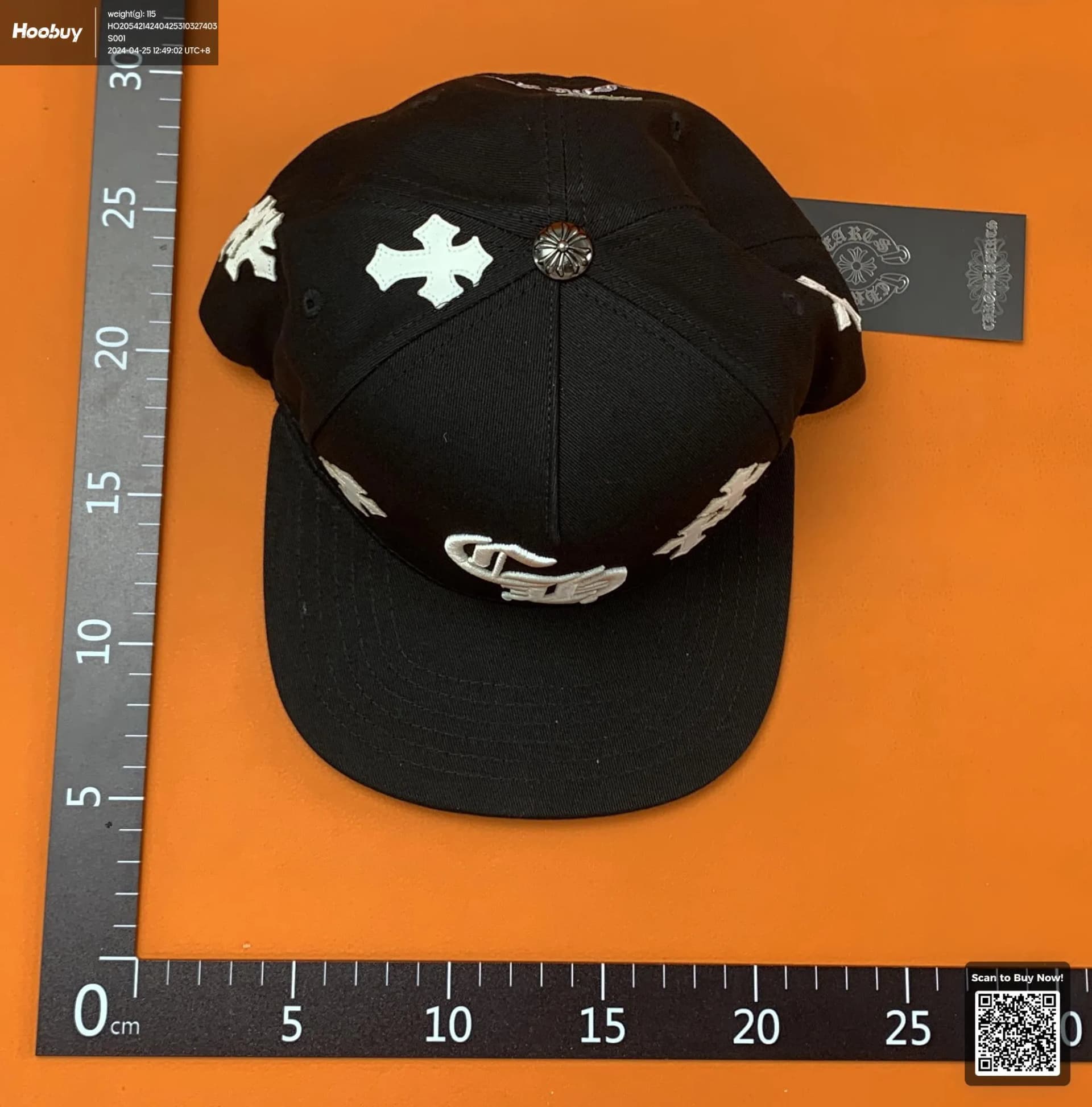 Chrome Cross hat from Taobao