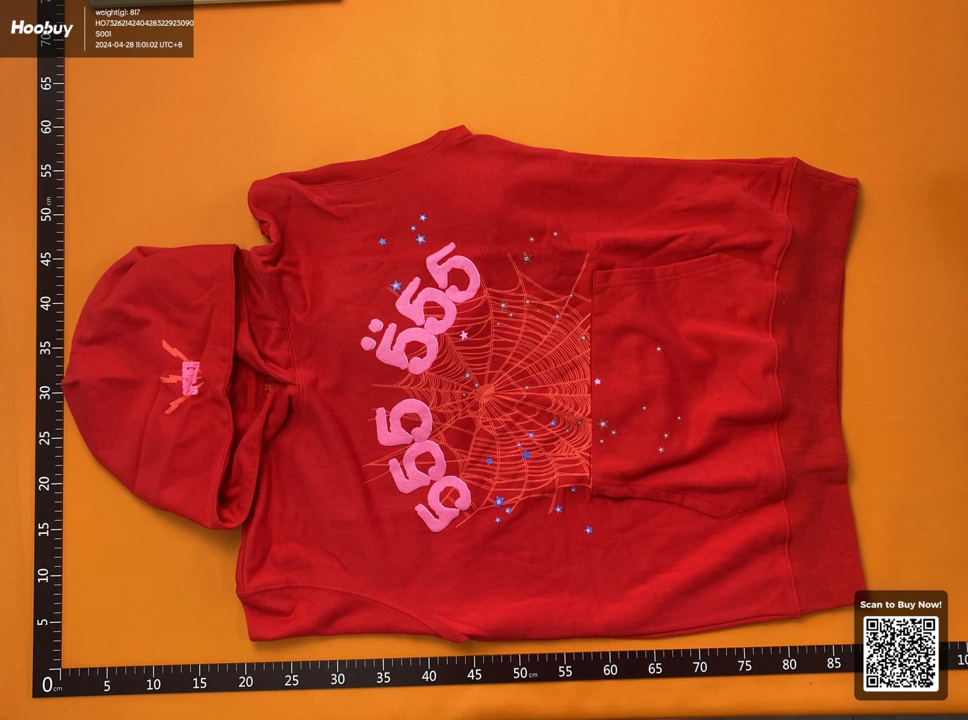 Sp5der Hoodie link — product from 1688, photo 2 of 8
