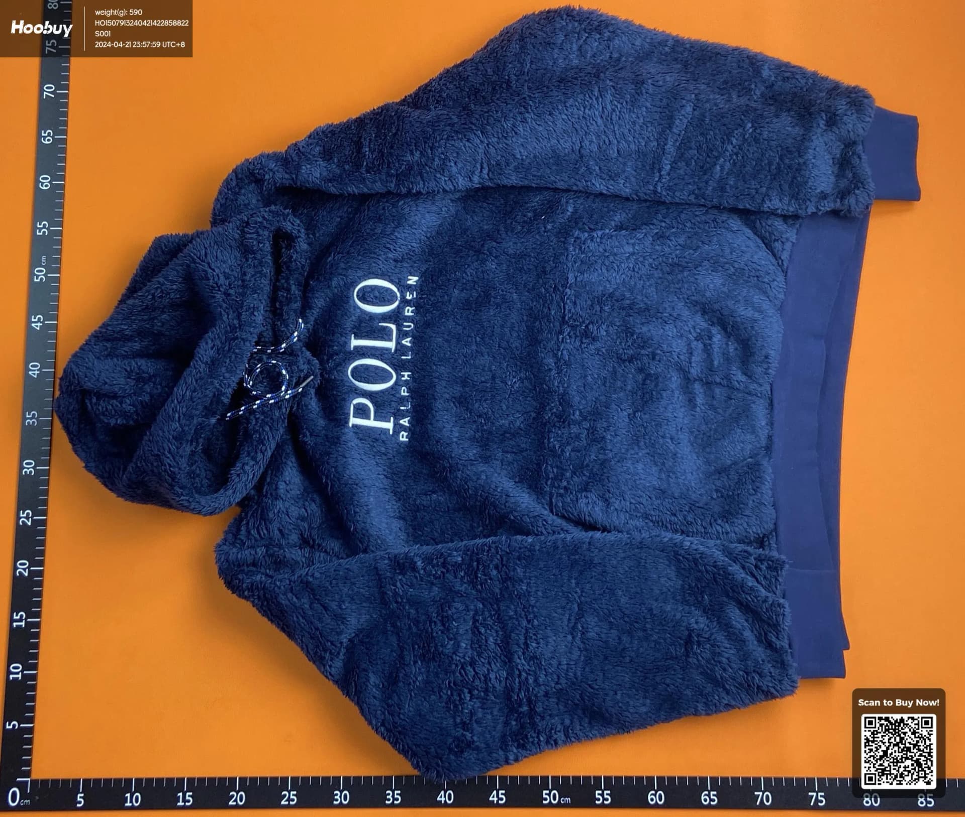 polo plush hoodie — product from Taobao, photo 2 of 5