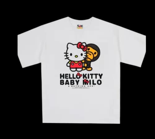 HELLO KITTY X BABY MILO TEE — T-Shirts from Taobao, photo 1 of 2