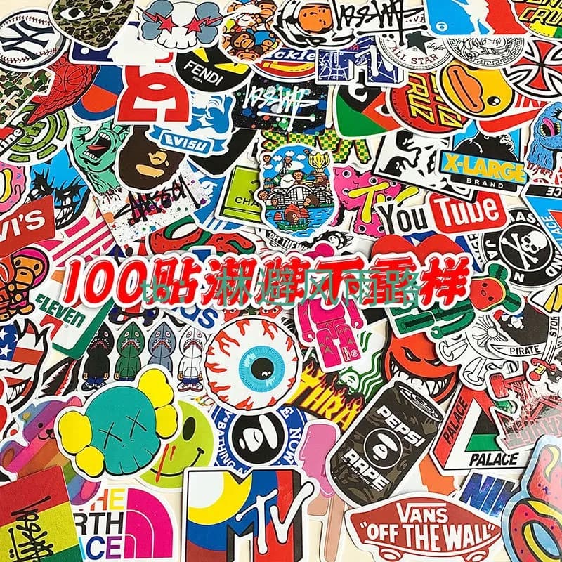 100pcs sticker — Accessories from Taobao