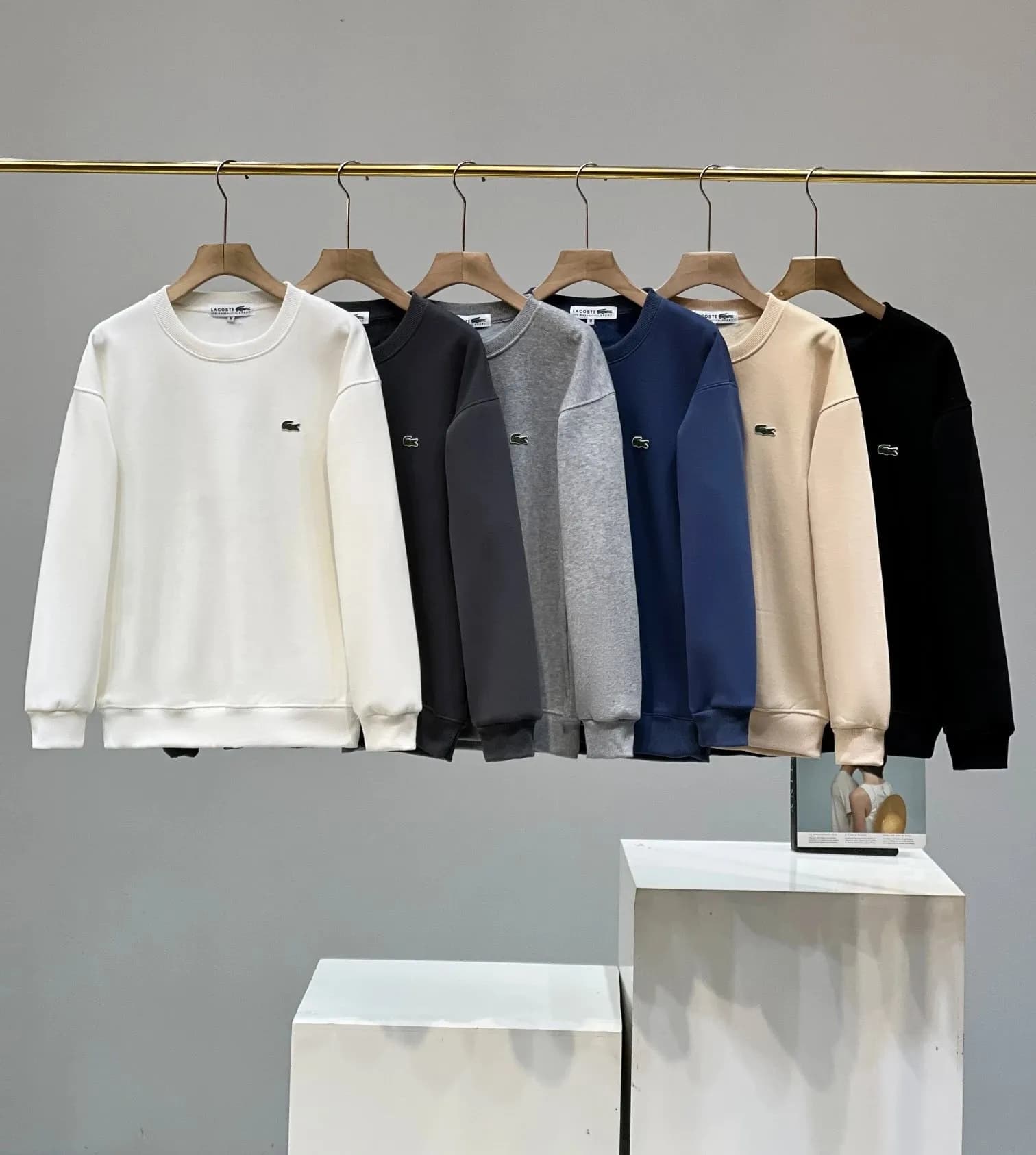lacoste sweatshirt — Hoodies from Weidian
