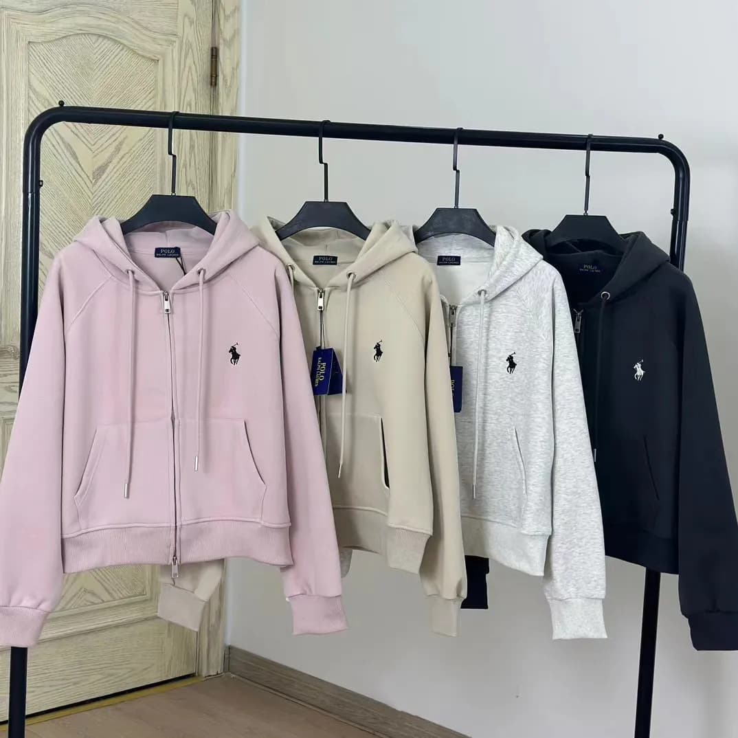 polo zip hoodie #3 — Zipper from 1688