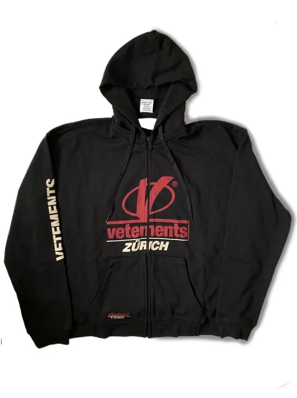 VETEMENTS ZURICH HOODIE — Zipper from Taobao, photo 2 of 2