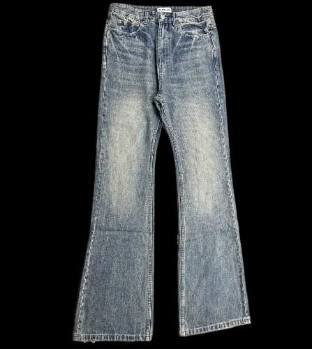 Balenciaga Lost Tape Flared Denim Blue — Pants from Taobao, photo 2 of 2