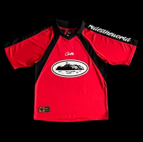 corteiz jersey panel red — Jerseys from Weidian, photo 3 of 3
