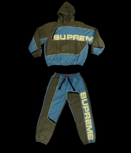 SUPREME S PANELED TRACKSUIT — Tracksuits from Taobao