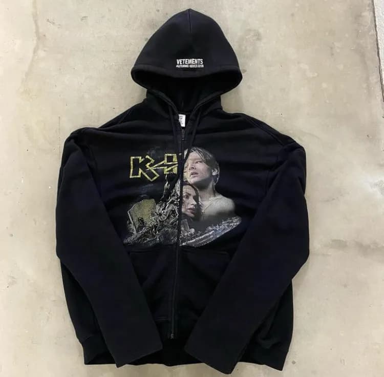 Vetements Titanic Zip Up Hoodie — Zipper from Taobao