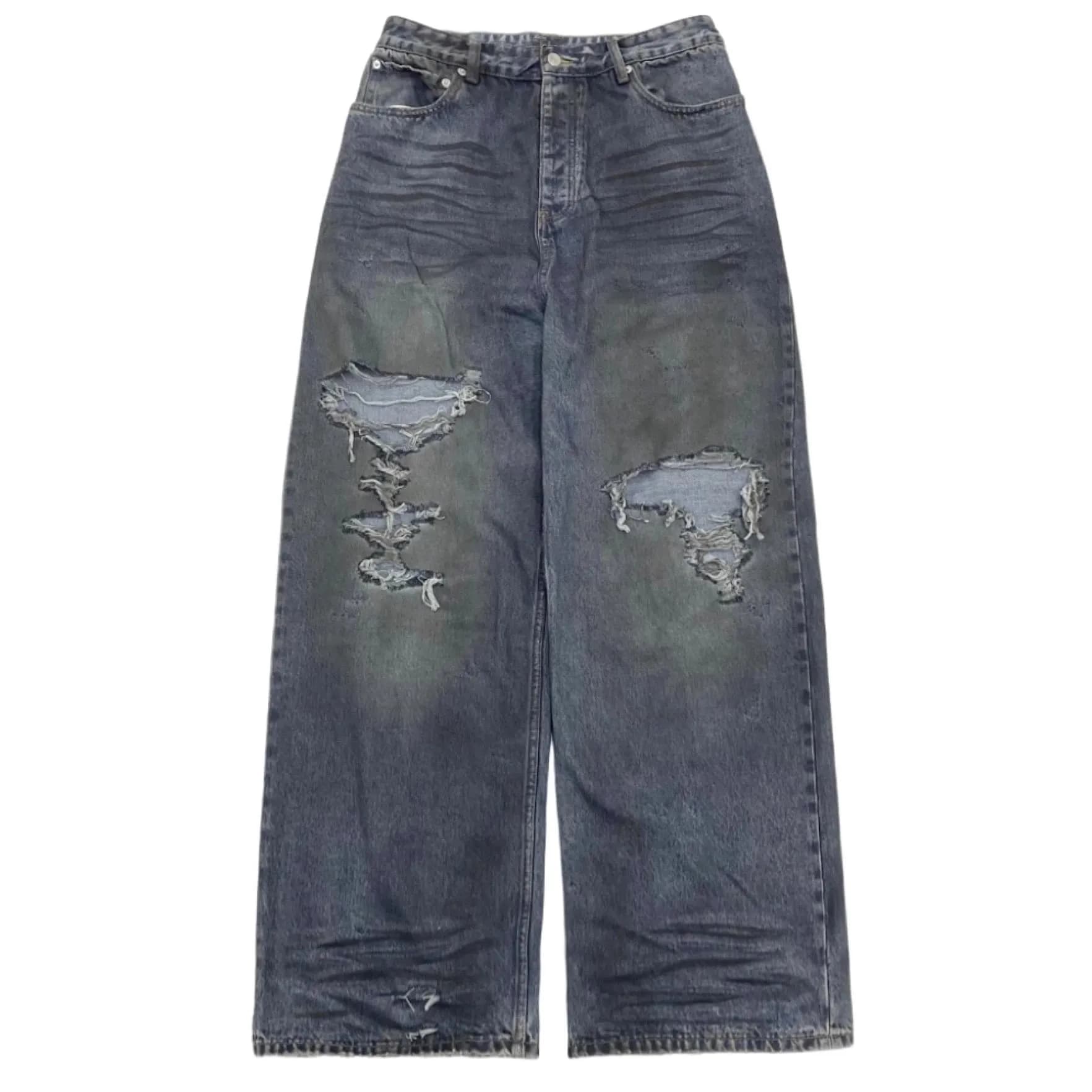 BALENCIAGA MUD DENIMS — Pants from Weidian