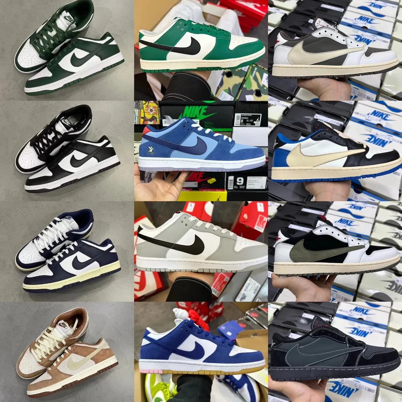 VT BATCH SB dunk and Travis from Weidian