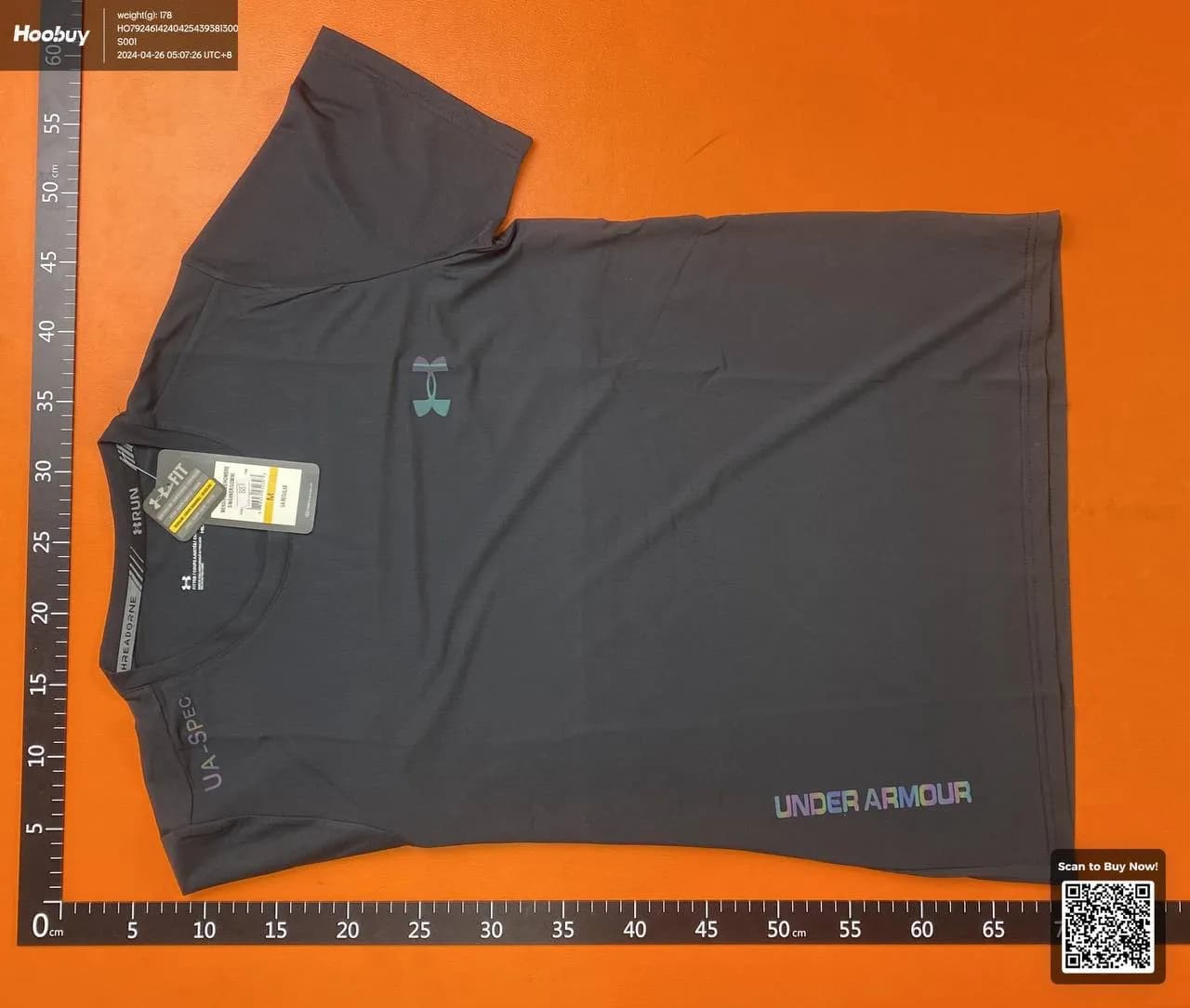 UNDER ARMOUR gym t shirt — product from 1688, photo 3 of 4