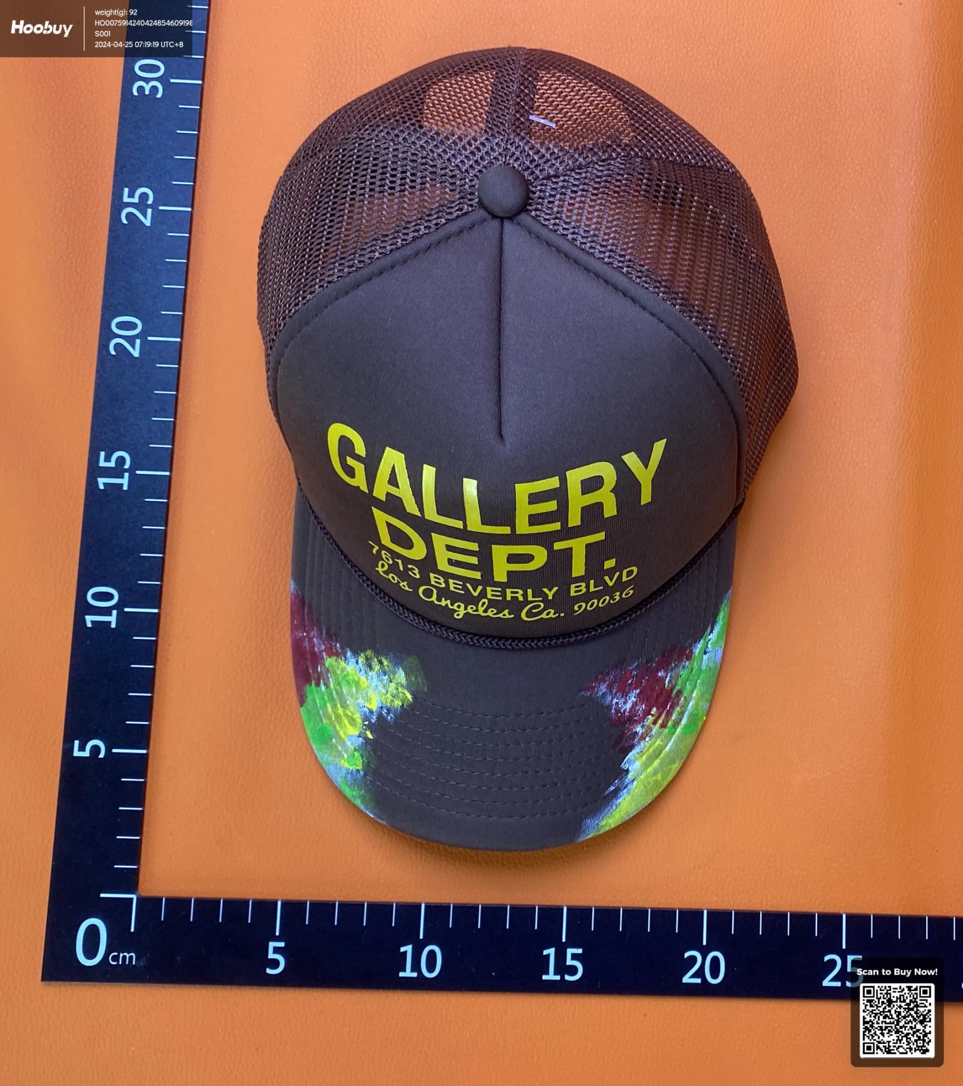 Gallery dept cap from Taobao