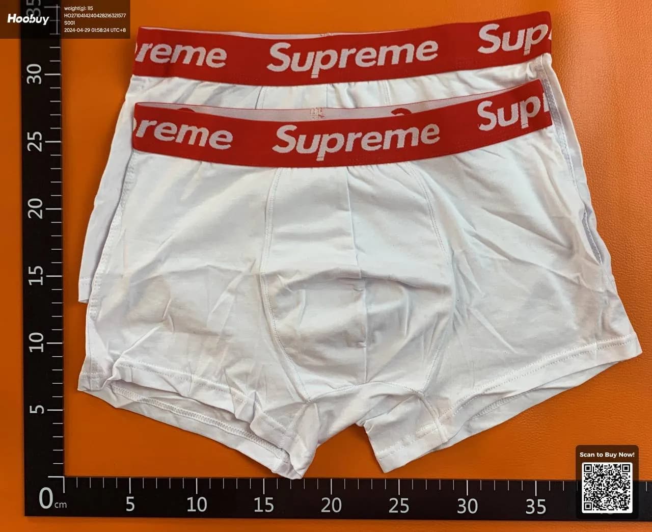 Supreme underwear from Taobao