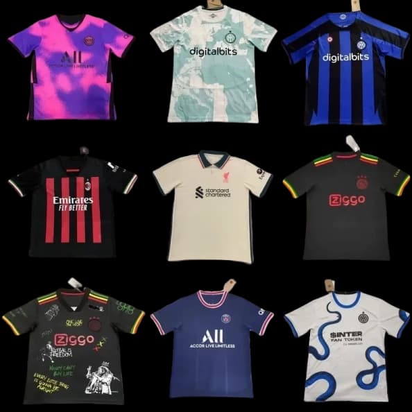 Football TEE Psg Roma Brazil Inter Ajax France Portugal Italy Japan Arsenal Atletico.... — Jerseys from 1688