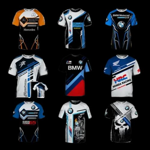 Motorsport Tee Mercedes BMW Honda Alpine Ferrari — T-Shirts from 1688, photo 1 of 2