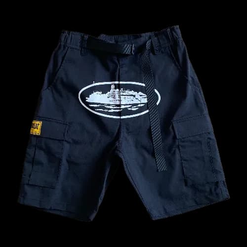 corteiz cargo shorts black — Pants from Weidian