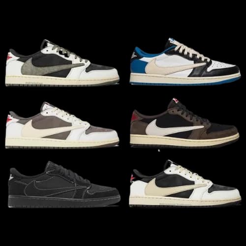 Jordan 1 Travis Scott low and high 1:1 — Shoes from Weidian