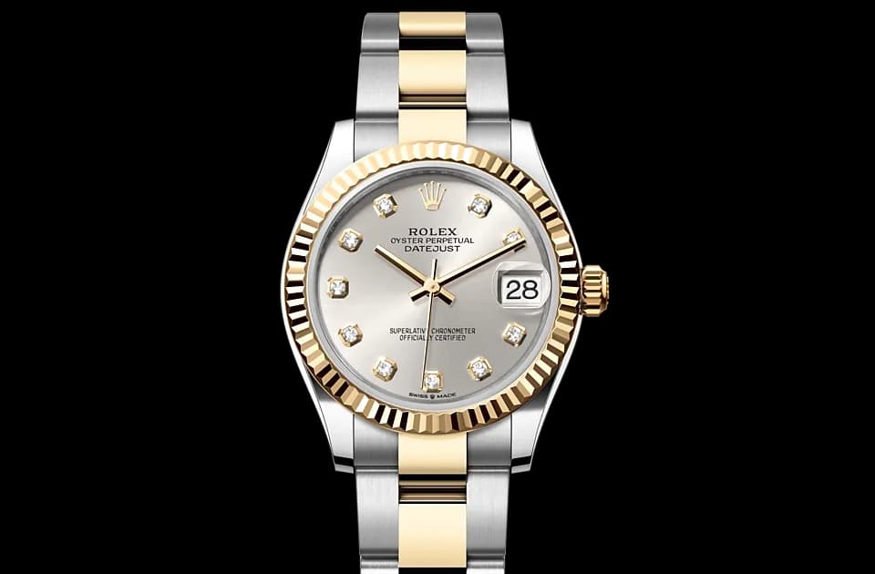 watch Foreign trade Laojia classic log series 36MM sweep second movement solid steel belt — Watch from 1688, photo 3 of 3