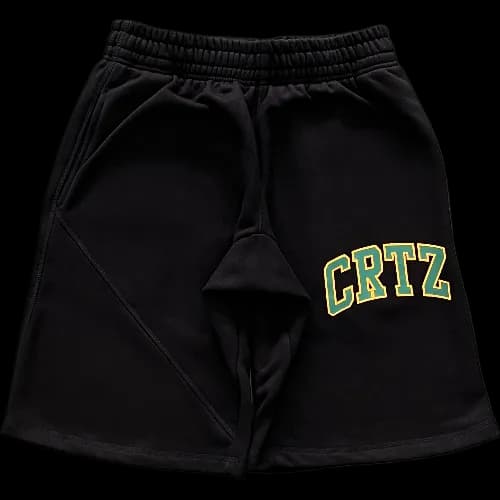 CORTEIZ SHORTS BLACK GREEN CRTZ — Pants from Weidian