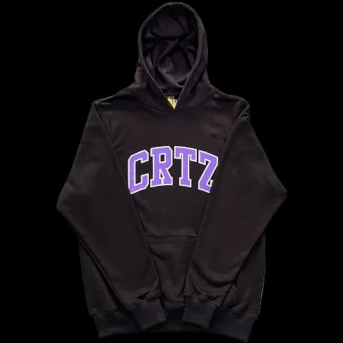 CORTEIZ HOODIE BLACK PURPLE CRTZ — Hoodies from Weidian