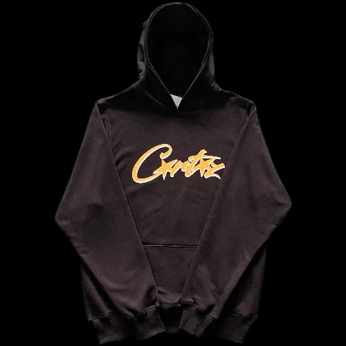 CORTEIZ HOODIE BLACK ORANGE — Hoodies from Weidian