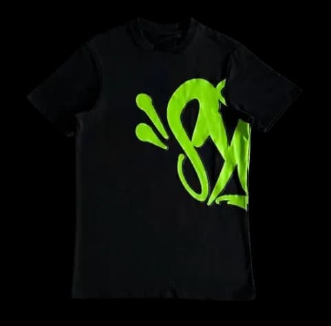 Syna World Tee Black Green Graffiti — T-Shirts from Weidian