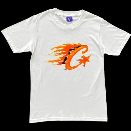 corteiz tee big c flame — T-Shirts from Weidian