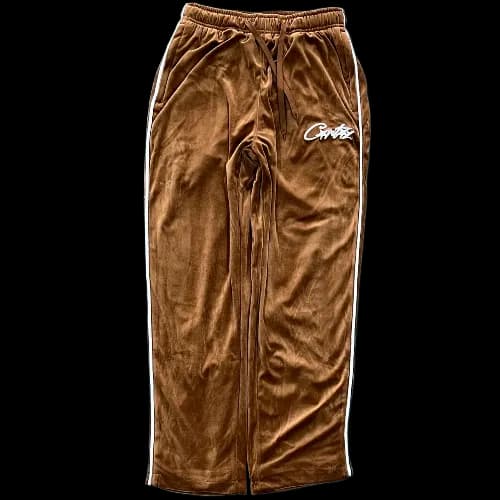 corteiz tracksuit velor top — Pants from Weidian