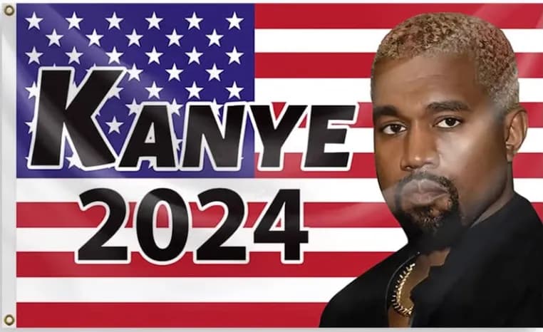 KANYE FLAGS — Accessories from Taobao